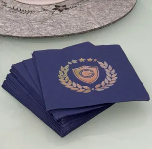 BottleOpenersNow.Com - Custom Foil Stamped Beverage Napkin