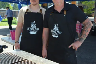 Hello here are some photos from our BBQ event We had a success people really liked itFather Martin
