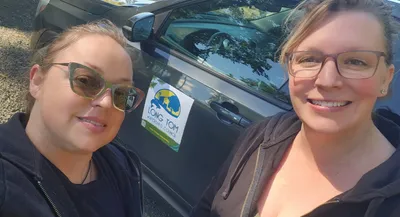 Car Magnets - We needed magnetic vehicle signage for when our team has to park in random strange places to do things like take water samples from urban runoff areas and set monitoring traps for invasive beetles like in the picture That way people know we are probably up to something helpful for our watershed and not just randomly parked in the middle of nowhere causing trouble