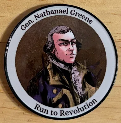 We had six coins made of American Revolutionary figures for a fun run event