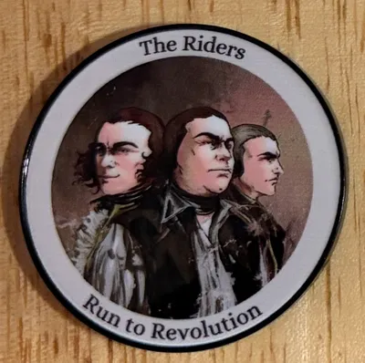 We had six coins made of American Revolutionary figures for a fun run event