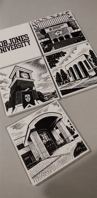 Ceramic Coasters - Coasters for our university shop