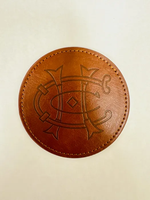 BottleOpenersNow.Com - Leather Coasters