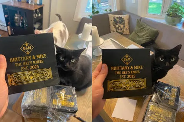 BottleOpenersNow.Com - Custom Foil Stamped Beverage Napkin