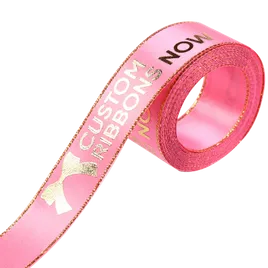 Metallic Edge Satin Ribbon - Bottle Openers Now