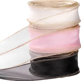 Blank Metallic Edge Wavy Ribbon - Bottle Openers Now