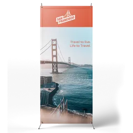 Korean Style X Banner Stands - Bottle Openers Now