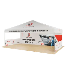 Custom Outdoor Trade Show Displays Heavy Duty 20ft X 10ft - Bottle Openers Now