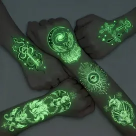 Glow Tattoos with Colorful Imprint - Bottle Openers Now