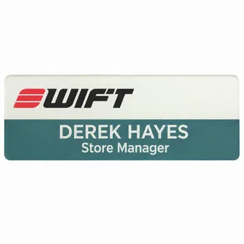 Acrylic Name Badges - Bottle Openers Now