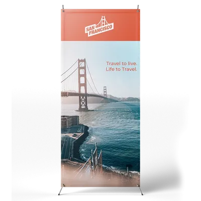 Korean Style X Banner Stands - Bottle Openers Now