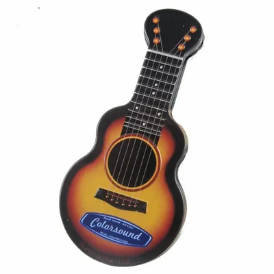 Gold Acoustic Guitar Shaped Mint Tin - Bottle Openers Now