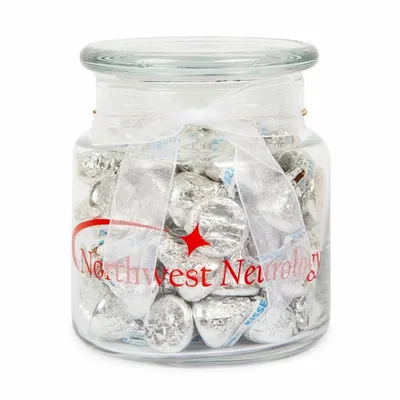 22oz. Glass Jar - Hershey's Chocolate Kisses - Bottle Openers Now