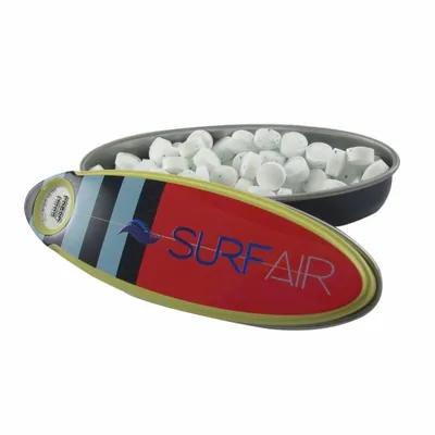 Stripe Surfboard Mint Tin - Bottle Openers Now