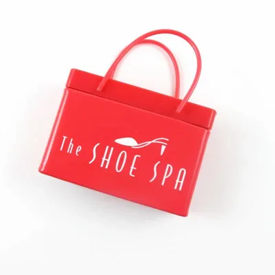 Dark Pink Shopping Bag Tin - Bottle Openers Now