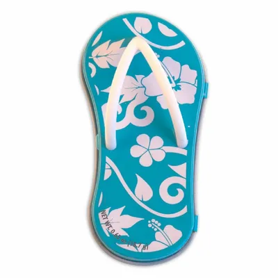 Hibiscus Blue Flip Flop Mint Tin - Bottle Openers Now
