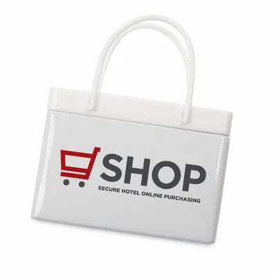 White Shopping Bag Tin - Bottle Openers Now