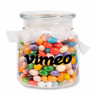 22oz. Glass Jar - Gourmet Jelly Beans - Bottle Openers Now