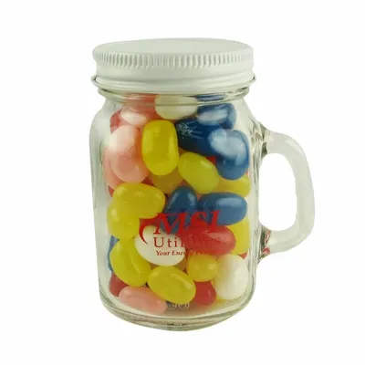 Glass Mini Mason Jars - Gourmet Jelly Beans - Bottle Openers Now