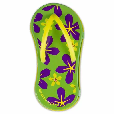 Floral Green Flip Flop Mint Tin - Bottle Openers Now
