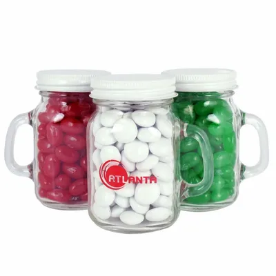 Glass Mini Mason Jars - Chocolate Buttons - Bottle Openers Now