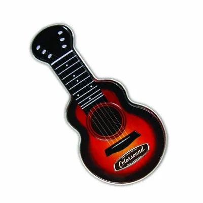 Red Acoustic Guitar Shaped Mint Tin - Bottle Openers Now
