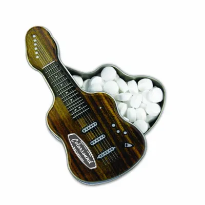 Electric Guitar-Shaped Mint Tin - Bottle Openers Now