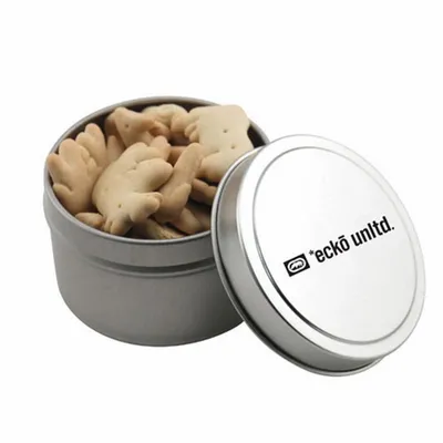 Round Tin with Animal Crackers - SBF3100 - Bottle Openers Now