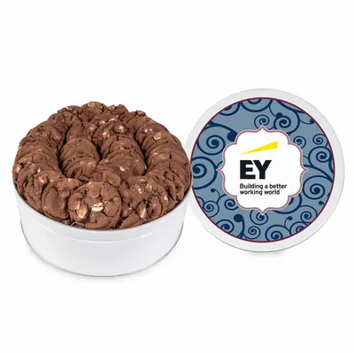 Fresh Beginnings Chocolate Double Chip Cookie Tin (Large) - Bottle Openers Now