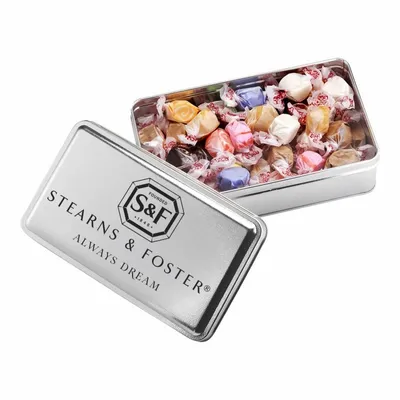 2-Share Tin - Salt Water Taffy/Assorted Fruit Sours - Bottle Openers Now