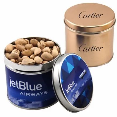 Round Tin with Pistachios - SBF4100 - Bottle Openers Now