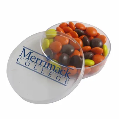 Small Round Acrylic with Reese's Pieces - Bottle Openers Now