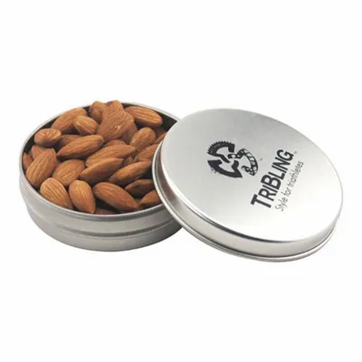 Round Tin with Almonds 2" - Bottle Openers Now