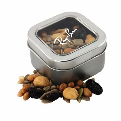 Window Tin with Trail Mix - SBF2500 - Bottle Openers Now