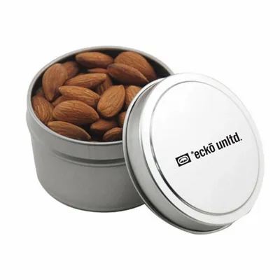 Round Tin with Almonds 1" - Bottle Openers Now