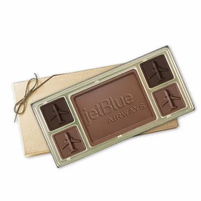 Custom Chocolate Squares Gift Box (6 1/2oz.) - Bottle Openers Now