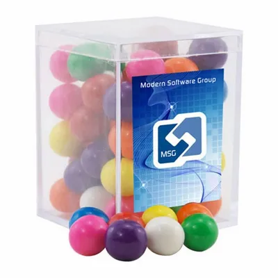 Acrylic Box with Gumballs - Small - Bottle Openers Now