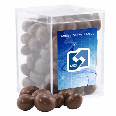 Acrylic Box with Choc Covered Peanuts - Small - Bottle Openers Now