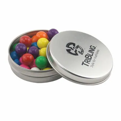 Round Tin with Gumballs - SBF2900 - Bottle Openers Now
