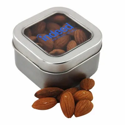 Window Tin with Almonds - SBF2500 - Bottle Openers Now