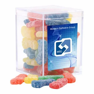 Acrylic Box with Sour Patch Kids - Small - Bottle Openers Now
