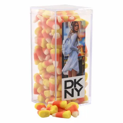 Acrylic Box with Candy Corn - Medium - Bottle Openers Now