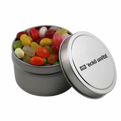 Round Tin with Jelly Bellies - SBF3100 - Bottle Openers Now