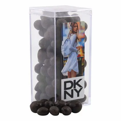 Acrylic Box with Chocolate Espresso Beans - Medium - Bottle Openers Now