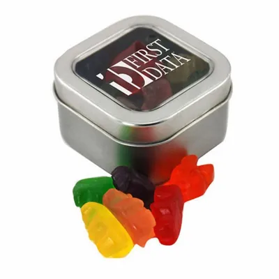 Window Tin with Gummy Bears - SBF2500 - Bottle Openers Now