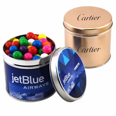 Round Tin with Gumballs - SBF4100 - Bottle Openers Now