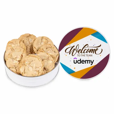 Fresh Beginnings Macadamia Nut Cookie Tin (Small) - Bottle Openers Now