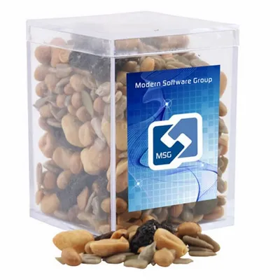 Acrylic Box with Trail Mix - Small - Bottle Openers Now