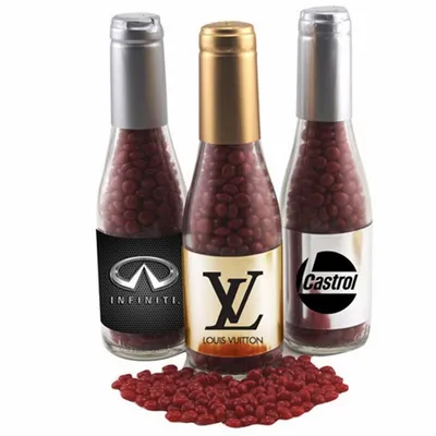 Champagne Bottle with Red Hots 8" - Bottle Openers Now