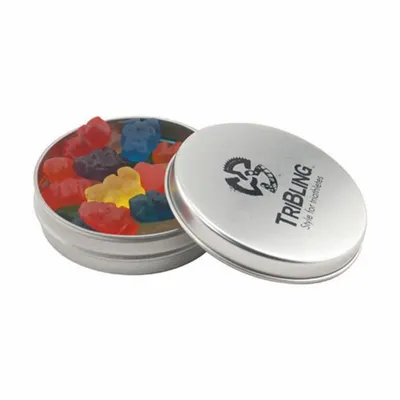 Round Tin with Gummy Bears - SBF2900 - Bottle Openers Now
